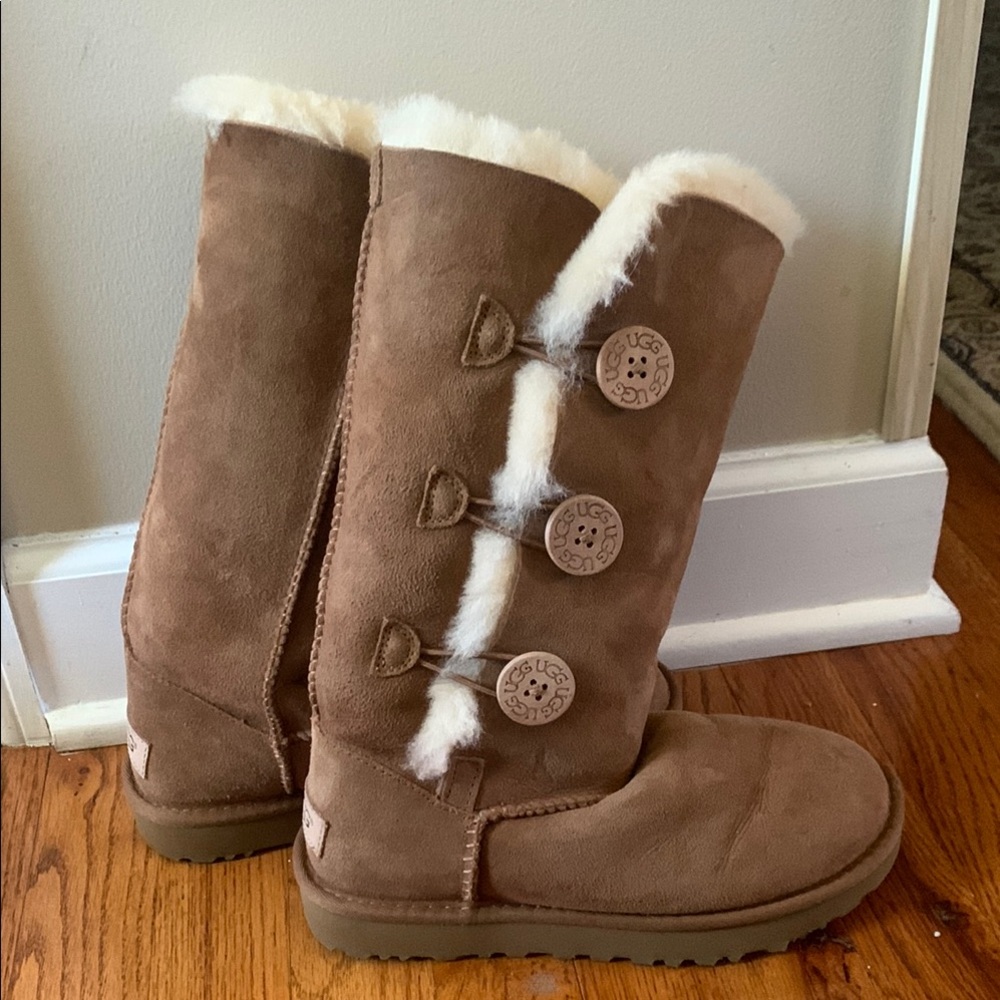 UGG Chestnut Suede Boots